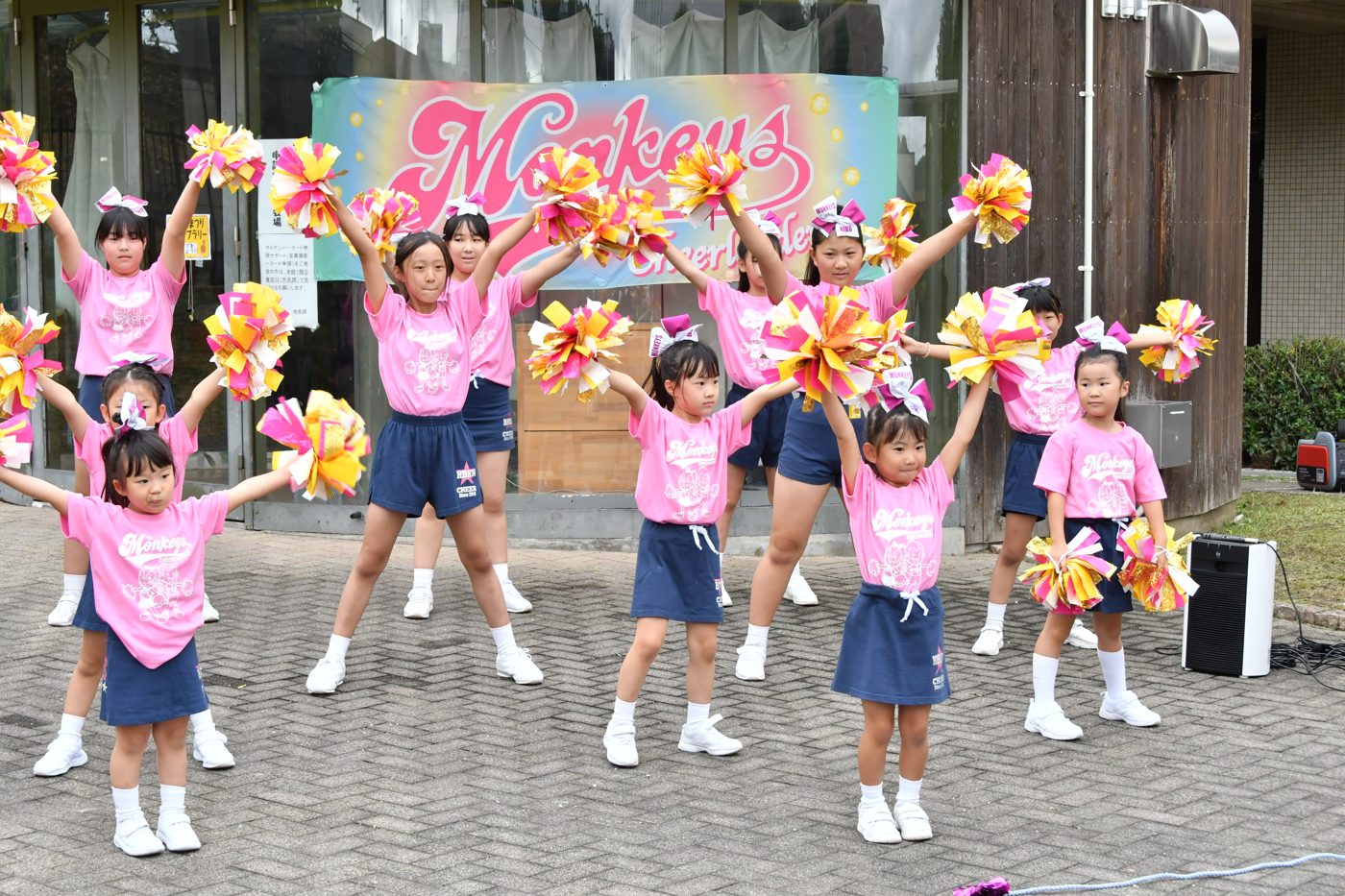 チアダンスの舞台